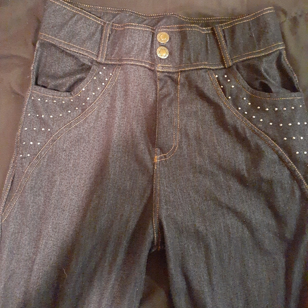 Jean jeggings capris